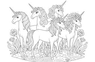 Стадо разных единорогов