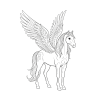 Лошадь с крыльями