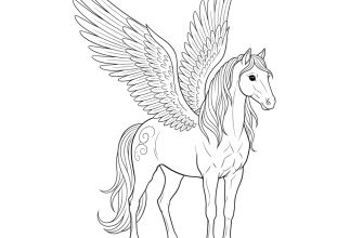 Лошадь с крыльями
