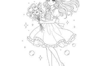 2. Девочка в стиле Сёдзё