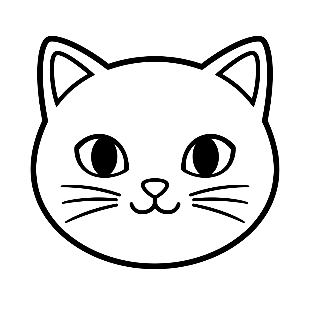 1.Мордочка кошки крупным планом