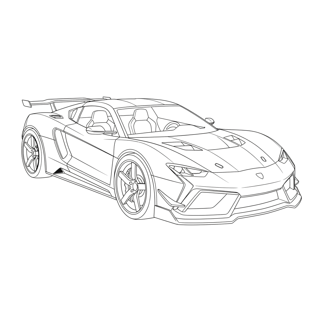 2.Спортивный автомобиль