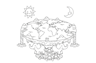 2. Плоская земля