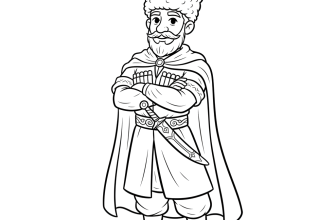 2. Горец в папахе