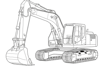 Большой экскаватор