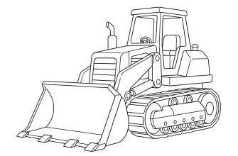 Большой бульдозер