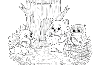 раскраски для детей три